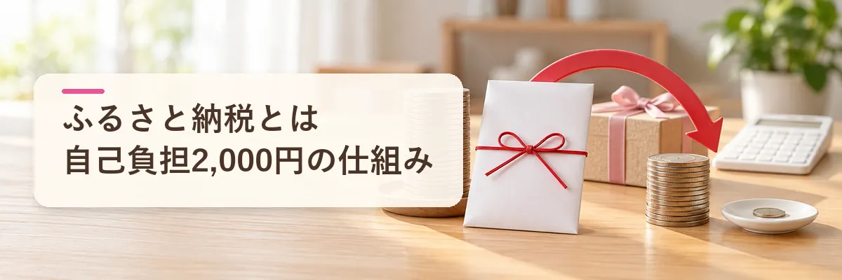 ふるさと納税とは｜2,000円で返礼品がもらえる仕組み