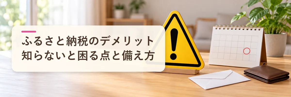 ふるさと納税 デメリット｜知らないと困る点と備え方