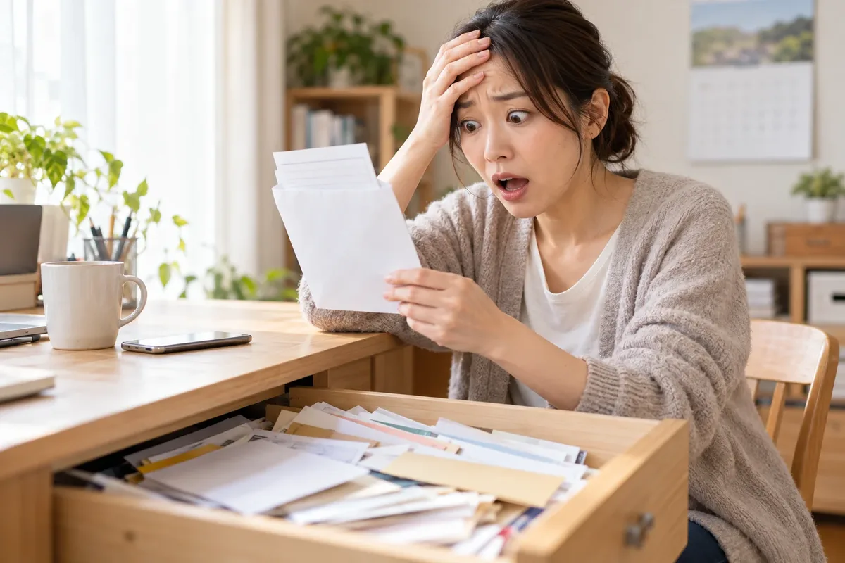 ふるさと納税のワンストップ特例の申請書を出し忘れたことに気づいた女性