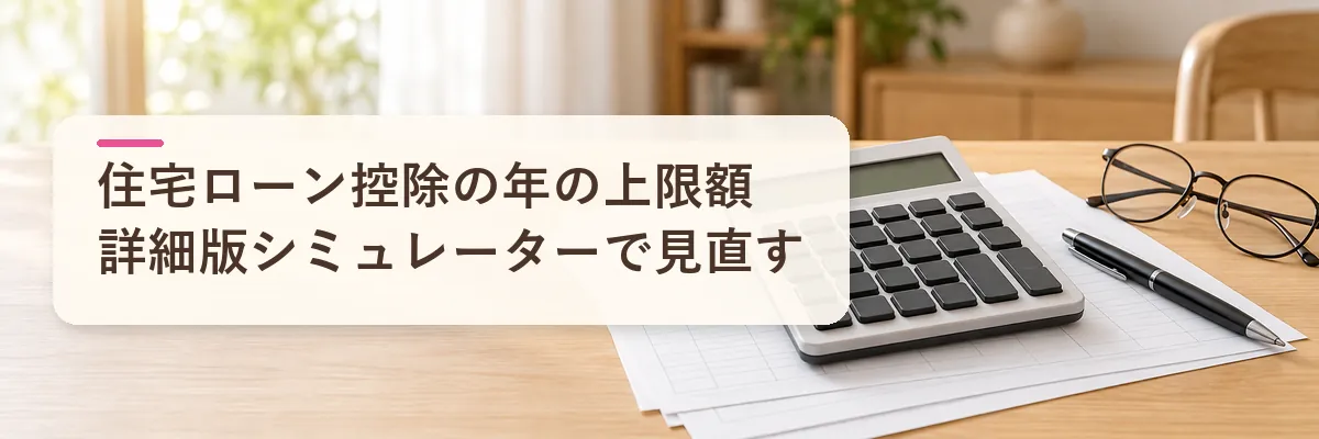 ふるさと納税 住宅ローン控除の上限額｜詳細版シミュレーターで見直す