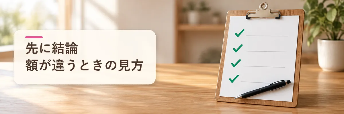 ふるさと納税 上限｜先に結論：額が違うときの見方
