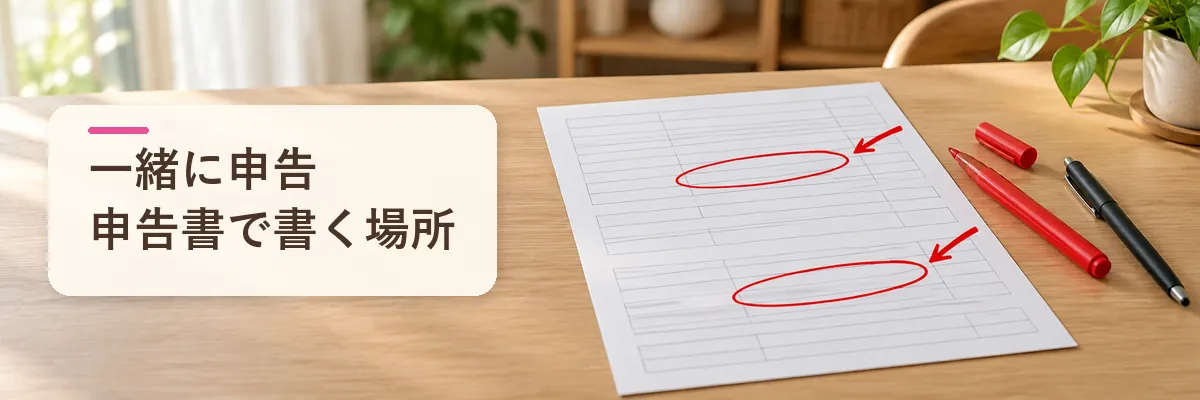 医療費控除とふるさと納税を一緒に申告｜申告書で書く場所
