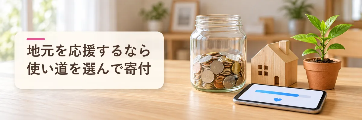 地元を応援するなら使い道を選んで寄付