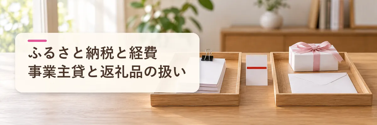 個人事業主のふるさと納税と経費｜事業主貸の考え方と返礼品の扱い